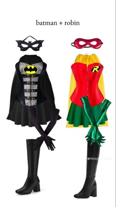 batman and robin cosplay costumes for halloween