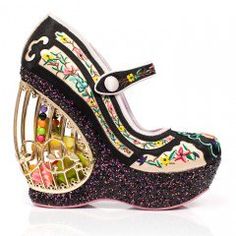 Irregular Shoes, Iridescent Shoes, Black Evening Shoes, Black Strappy Shoes, Muses Shoes, Fairy Shoes, Irregular Choice Shoes, Dream Closets