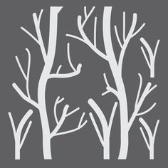 Tree Branches Mini Craft Stencil Tree Stencils Printables Free, Tree Stencils, Nautical Stencils, Quote Stencils, Mixed Media Stencils, Monogram Stencil, Diy Greeting Cards, Homemade Truffles, Mural Stencil