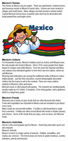 an advertisement for mexican cuisine with the caption's description in english and spanish