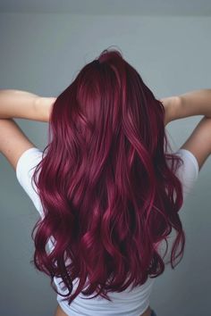 Mulberry Hair Color, Mulberry Hair, Raspberry Hair Color, Red Burgundy Hair Color, Raspberry Hair, Shades Of Burgundy Hair, Burgundy Hair Color, Mahogany Hair, Maroon Hair