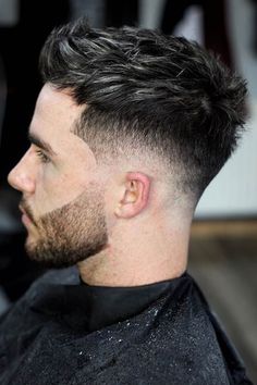 Mid Fade Haircut With Beard, Long On Top Fade On Sides, Mid Fades Men, Men Fohawk Fade Faux Hawk, Men Hair Cut 2023, One Side Fade Haircut Men, Men’s Wedding Haircut, Men Haircut Straight Hair Fade, Men Haircut Styles 2022