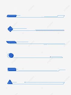 blue arrows and lines on a white background, line, arrow png and psd