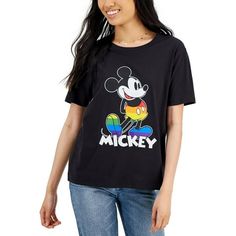 Manufacturer: Disney Style Type: Graphic T-Shirt Collection: Disney Sleeve Length: Short Sleeves Material: 60% Cotton/40% Polyseter Fabric Type: Cotton Specialty: Printed Sku: BH5796841 Size: XS.  Color: Black.  Gender: female.  Age Group: adult. Disney Sleeve, Swimwear Shorts, Mens Trends, Sports Blazer, Disney Style, Casual Coat, Women Trends, Mens Big And Tall, Blazer Coat