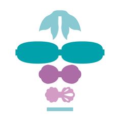 the silhouette of a person wearing sunglasses and a bow tie, with leaves on their head