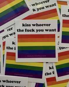 Pride Stickers, A Stand, Pride Flag, Pride Month, Take A, Kiss