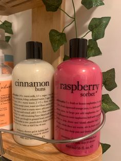 Philosophy Body Wash Raspberry, Pretty Cosmetics, Philosophy Shower Gel, Philosophy Brand, Philosophy Products, Raspberry Sorbet, Body Is A Temple