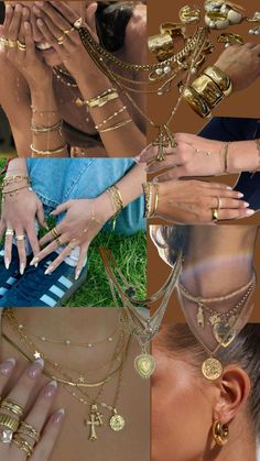 #jewelry#fashioninspo#bracelet#necklace# Gold Jewelry Aesthetic, Evry Jewels, Jewelry Aesthetic, Bracelet Accessories, Blue Beach, Affordable Jewelry, Online Jewelry Store, Jewelry Store