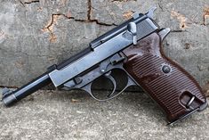 Walther P38 World War 2. AC41 that being AC=Walther and 41 year of production. All matching numbers. Matching Numbers, Wall