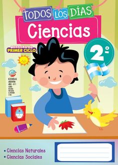 an image of a child at a table in front of a sign that says, todos los dias ciencias