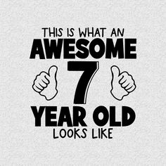 7th Birthday Wishes, 7th Birthday Boys, Seventh Birthday, 7 Birthday, Happy 7th Birthday, Birthday Svg, Number 7, 7th Birthday, Etsy Account