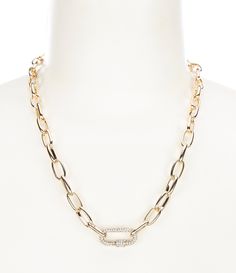 Shop for Anna & Ava Pave Link Paperclip Chain Necklace at Dillard's. Visit Dillard's to find clothing, accessories, shoes, cosmetics & more. The Style of Your Life. Paperclip Chain Necklace, Pave Jewelry, Button Jewelry, Accessories Jewelry Necklace, Rhinestone Jewelry, Trendy Accessories, Chain Link Necklace, Hair Cut, Paper Clip