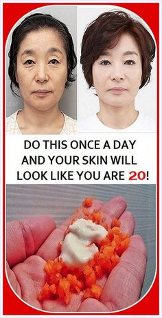 Do This ONCE A DAY And YOUR SKIN Will Look Like You Are 20! Japanese Face Mask, Pinterest Design, Young Skin, Glow Skin, Health And Fitness Articles, Wrinkled Skin, Diy Beauty Hacks, Perfect Skin, Health Advice