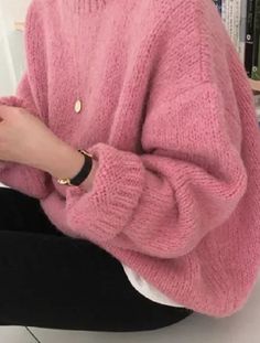 Womens Winter Sweaters, Women Sweaters Winter, Womens Winter, Women Sweater, Collars For Women, Mode Inspo, Loose Sweater, 가을 패션, Looks Style