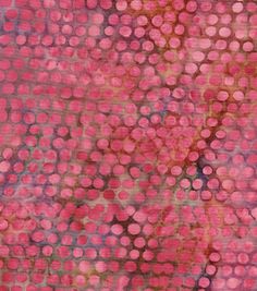 an abstract painting with pink and purple circles on it's surface, as well as the background