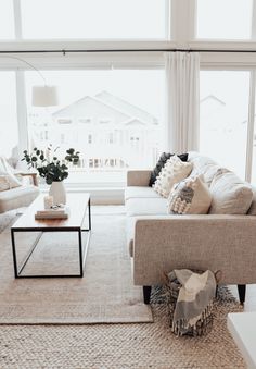 the living room is clean and ready for us to use in its new owner's home