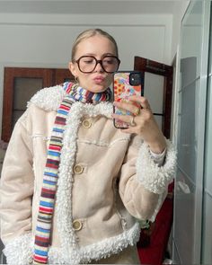 Faux Shearling Jacket, Winter 23, Fall Fits, Shearling Jacket, Fall Winter Outfits, Fashion Killa, Group Chat, Pretty Outfits, Fashion Inspo Outfits