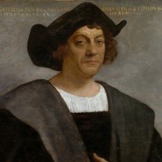 a painting of a man wearing a black hat and holding his hand on his chest