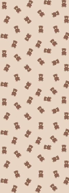 an animal pattern is shown in brown on a light pink background, with small black dots