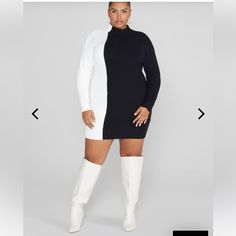 New! Fashion To Figure Size 8! Color Is Listed As Bone. Wide Width Wedding Shoes, Asos Plus Size, Heels Wide Width, White Knee High Boots, Thick Heel Boots, Thigh High Heels, Boots Wide, Wide Width Boots, Wedding Boots