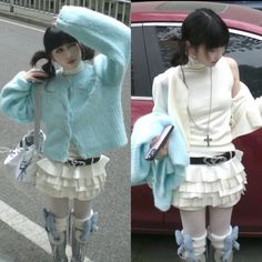 Winter Lookbook, Cold Outfits, Kawaii Fashion Outfits, Spring Fits, Wardrobe Style, 2000s Fashion, Stylish Bag, Kawaii Fashion