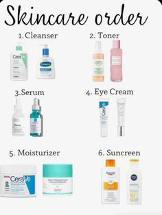 Haut Routine, Skin Care Basics, Face Skin Care Routine, Acne Treatments, Skincare Order, Skin Care Tutorial