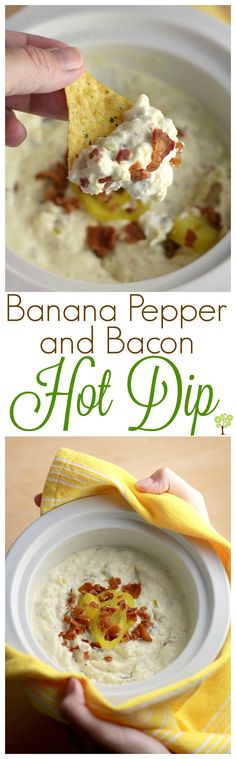 the recipe for banana pepper and bacon hot dip