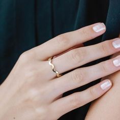 Wedding Band, Zig Zag Ring, Chevron Ring, Wavy Ring, 14K Gold Ring, 14K Gold Band, Dainty Gold Ring, Wavy Band, Stacking Ring Gold, Solid Gold Ring, Stackable Ring, Christmas GiftC L O S E R ∙ L O O K_________________________An alternative wedding ring. An elegant and dainty wavy ring made of 14K solid gold. 100% handcrafted with love!D E T A I L S_______________● Metal: 14K solid gold, 14K white gold or 14K rose gold● Band width: 3mmR I N G ∙ S I Z I N G_______________________For General Refere Modern Twist Yellow Gold Jewelry With Diamond Cut, Modern Twist Yellow Gold Diamond Cut Jewelry, 14k Gold Ring With Decorative Band, Rose Gold 14k Stamped Wedding Jewelry, Gold Wavy Rings For Gifts, Wavy Gold Rings For Gift, Elegant Gold Stackable Wedding Rings, Gold Jewelry For Anniversary With A Modern Twist, Modern Twist Gold Jewelry For Anniversary