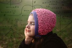 Only one available Ready to ship will fit most heads up to 59cm or 23in ships worldwide from Europe handmade, knitted, in soft and easy care acrylic yarn Discover the perfect blend of warmth, comfort, and quirky charm with this handmade brain-themed knit bonnet hat. Featuring a vibrant pink brain-inspired design and a convenient button fastening for a secure and cozy fit, this artisan creation is an absolute must-have for anyone who loves unique, handmade accessories. The bonnet-style construction ensures full coverage over your ears, making it ideal for cold weather, while the soft yarn adds a touch of luxury to your everyday wear. Whether you're shopping for a one-of-a-kind winter hat or looking for a standout gift for a science enthusiast or creative soul, this brain-themed bonnet with Crochet Brain Hat, Brain Beanie, Pink Hand Knitted Bonnet For Winter, Casual Hand-knitted Bonnet, Knit Bonnet, Knit Winter Hat, Whimsical Hand-knitted Beanie Bonnet, Bonnet Hat, Quirky Fashion