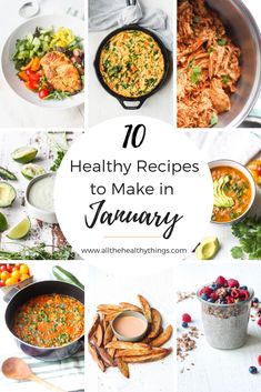 the top ten healthy recipes to make in january