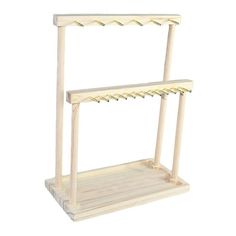 fenteer Jewelry Organizer Modern Stable for Retail Show Personal Exhibition Showcase Beige 12 and 12.The wooden bracelet display stand has a smooth, surface and a solid base to protect your jewelry from any damage, scratches, or abrasions.Jewelry display stand is simple fashion and elegant appearance, making your jewelry more shiny and unique. Great for shop window displays and home use.Multi layered watch holder to keep your necklaces, bracelets, Buddhist beads, bangles, and watch together for Exhibition Showcase, Bracelet Display Stand, Creative Jewelry Displays, Beads Bangles, Buddhist Beads, Tree Display, Jewelry Display Stand, Jewelry Organizer Storage, Watch Holder