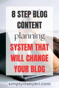 blog content planning system Blog Organization