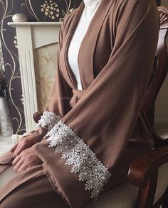 Brown Abaya, Hijabi Style, Muslim Fashion Hijab, Modesty Fashion, Muslim Fashion Dress, Hijab Chic