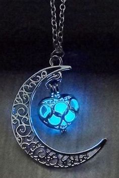 Jane Clothing, Magical Jewelry, Dark Moon, Moon Jewelry, Fantasy Jewelry, Blue Necklace, Moon Necklace, Pretty Jewellery, Blue Crystals