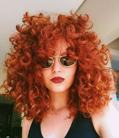 Wigs Orange, Weave Curls, Christmas Orange, Red Curly Hair, Bangs Wig, Wigs Short, Curly Bangs, Colored Curly Hair