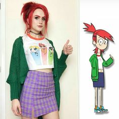 Cartoon Inspired Outfits, Cosplay Cosplay, Cartoon Cosplay, Halloween Costumes For 3, Cartoon Costumes, Character Inspired Outfits, The Powerpuff Girls, The Powerpuff, Halloween Costume Outfits