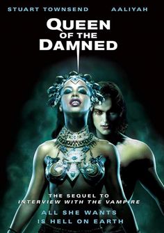 the poster for queen of the damned