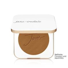 jane creasdale compact pressed face powder in caramel