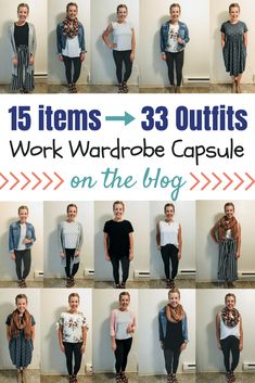 Woman Fall Capsule Wardrobe, Teacher Time Capsule Wardrobe, Fall Capsule Wardrobe 2022 Work, Teacher Outfit Capsule, Teacher Outfits Capsule Wardrobe, Minimalist Teacher Wardrobe, Fall Teacher Outfits 2022, Work Wardrobe Capsule, Easy Work Outfits