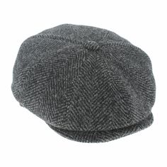 Handcrafted in Italy, the Belfry Onofre is a classic newsboy cap made of a hefty 100% wool. This stylish cap features a prominent herringbone pattern of rich grays and black. Its medium curved peak allows for an enhanced and deep fit. The interior is fully lined in a soft cotton fabric for an added layer of warmth. Perfect for cold weather, the Onofre will keep you warm and stylish all winter long. FEATURES Style: NewsboyMaterial: 100% Wool Dimensions: 2" Sewn BrimInterior: Fully Lined Pork Pie Hat, Hat Size Chart, Stylish Caps, Pork Pie, Newsboy Hat, Cloche Hat, Newsboy Cap, Felt Hat, Herringbone Pattern