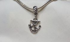 SEE PHOTOS FOR SIZE REFERENCE Anchor Charm, Boat Anchor Charm, Dangle Charm, European Charm, 3D Charm, You're My Anchor, Duel Sided -Fits Pandora plus all Designer and European charm bracelet, fits snake chain bracelets and necklaces. **All orders $45.00 and more receive free shipping within the United States **All orders are shipped immediately from Athens Ohio.  If there is an exception to this it will be posted in the shop announcement. Please be sure to review the photos of charm; if there a Athens Ohio, Anchor Charm, Boat Anchor, Snake Chain Bracelets, Silver Plated Jewelry, Dangle Charms, Pandora Bracelet, Jewelry Cleaner, Snake Chain