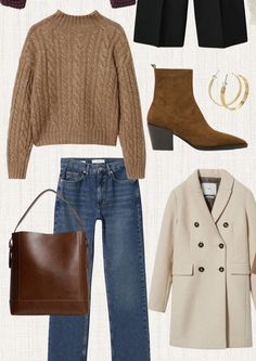 Light Brown Boots Outfit, Brown Boots Outfit Ankle, Blue And Brown Outfit, Brown Boots Outfit, Light Brown Boots, Long Coat Outfit, Brown Outfits, Red Ankle Boots, Smart Casual Wardrobe