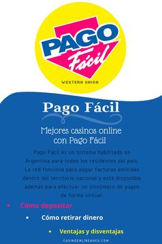 a flyer for the pago facii casino