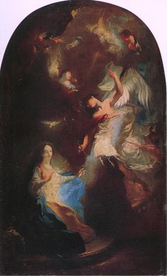 an image of a painting with angels on it