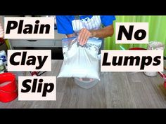 How to Make Plain Clay Slip Easy with No Lumps - YouTube Slip Clay, Wheel Pottery, Make Your Own Clay, Pottery Slip, Clay Slip, Ceramic Sculpture Figurative, China Clay, List Of Tools