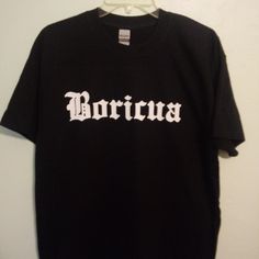 Brand New With Tag, "Boricua" T Shirt. Old English T, Baseball Graphic Tees, Black Graphic Tees, Orange T Shirts, Tie Dye T Shirts, Tour T Shirts, Old English, Dye T Shirt, Branded T Shirts