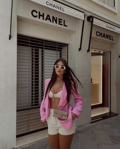 Oversized Blazer Outfits, Chic Blazer Outfit, Brown Blazer Outfit, Classic Black Handbag, Oversized Blazer Outfit, Summer Outfit For Teen Girls, Nude Outfits, Looks Jeans, Blazer Outfits For Women