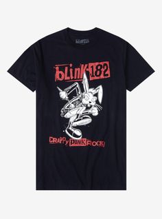 Blink 182 T Shirt, Blink 182 Rabbit, Blink 182 Shirt, Dancing Bunny, Artist Merch, Punk Tee, Concert Fit, Bunny T Shirt, Wishlist 2024