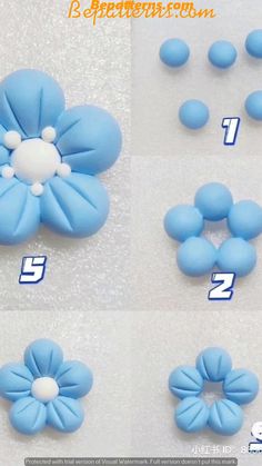 how to make fondant flower decorations for cake