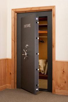 Vault Doors For Panic Rooms & Walk-In Safes - Fort Knox Executive 8248 Vault Door Safe Room Doors, Security Room, Panic Rooms, Safe Door, Vault Doors, Safety Door, Fort Knox, Dark Granite, Box Creative